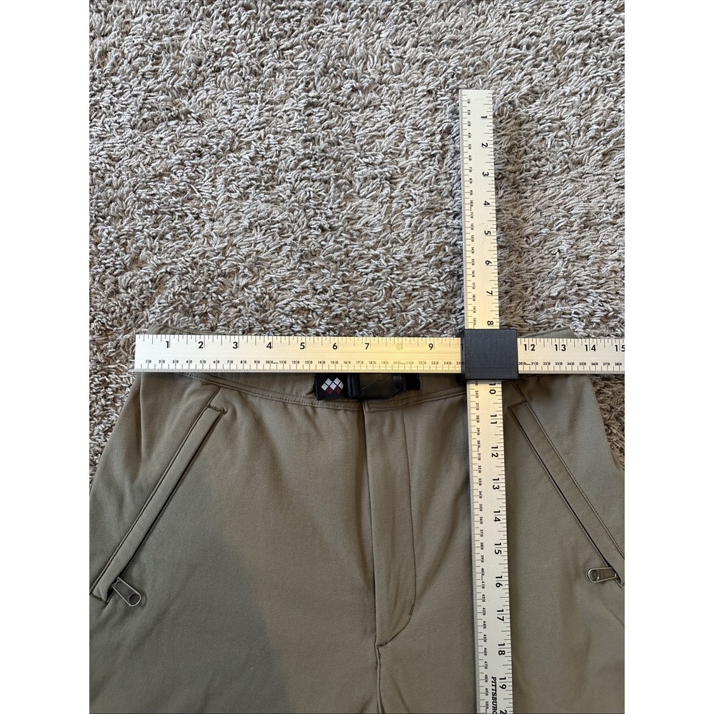Mont-Bell schoeller guide pants size Medium M Nylon Blend hiking fishing Belted - Picture 4 of 6